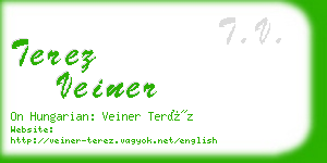 terez veiner business card